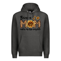 Charcoal Heather being a mom makes my life complete Premium Hoodie - MaliasSmallBusiness