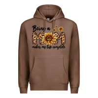 Chestnut being a mom makes my life complete Premium Hoodie - MaliasSmallBusiness