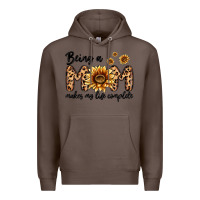 Coffee being a mom makes my life complete Premium Hoodie - MaliasSmallBusiness