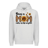 Being A Mom Makes My Life Complete Premium Hoodie | Teevron