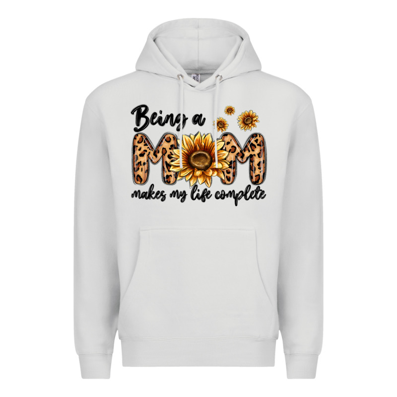 Being A Mom Makes My Life Complete Premium Hoodie by MaliasSmallBusiness | Teevron