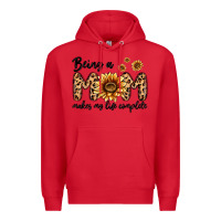 Red being a mom makes my life complete Premium Hoodie - MaliasSmallBusiness