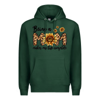 Sports Green being a mom makes my life complete Premium Hoodie - MaliasSmallBusiness