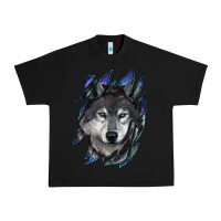 Black Wolf scratch mark Urban Heavy Tee - RanaPortraitStore