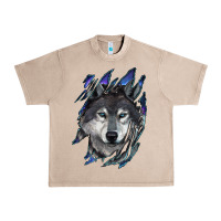 French Oak Wolf scratch mark Urban Heavy Tee - RanaPortraitStore