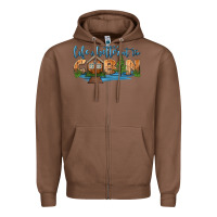 Chestnut life is better at the cabin Zipper Hoodie - HRA Design Shop