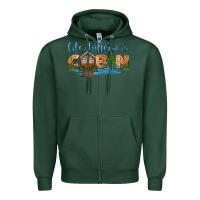 Sports Green life is better at the cabin Zipper Hoodie - HRA Design Shop