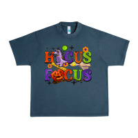 Midnight Navy hocus focus halloween teacher Urban Heavy Tee - BarkalooDesign