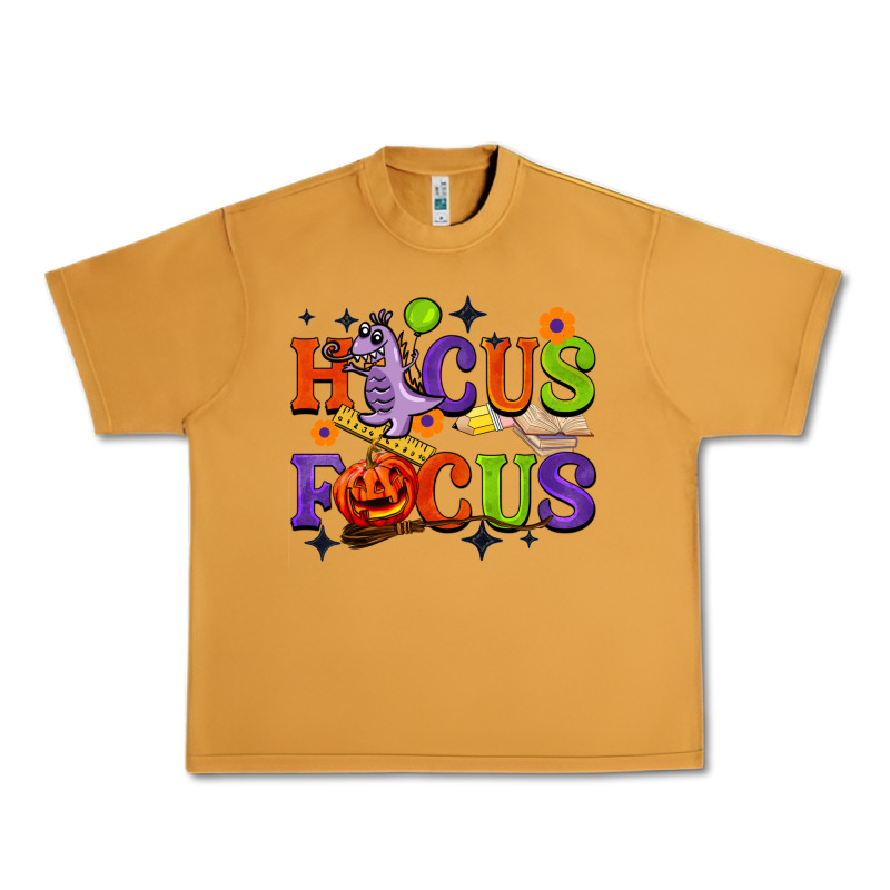 Hocus Focus Halloween Teacher Urban Heavy Tee by BarkalooDesign | Teevron