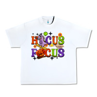 White hocus focus halloween teacher Urban Heavy Tee - BarkalooDesign