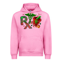 Fuchsia Pink rx christmas pharmacy Urban Hoodie - MaliasSmallBusiness