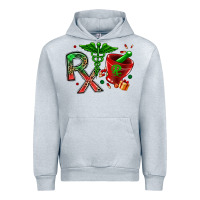 Heather Grey rx christmas pharmacy Urban Hoodie - MaliasSmallBusiness