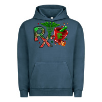 Pigment Midnight Navy rx christmas pharmacy Urban Hoodie - MaliasSmallBusiness