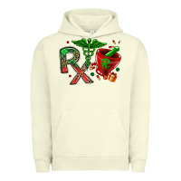 Pigment Pistachio rx christmas pharmacy Urban Hoodie - MaliasSmallBusiness