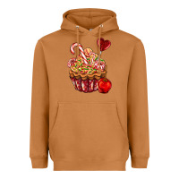 Meerkat Christmas candy cupcake Heavyweight Hoodie - AdoDesignShop