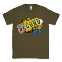 Army Green second grade dude Classic Tee - RanaPortraitStore