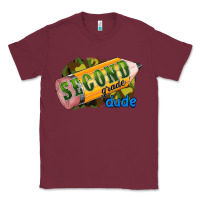 Burgundy second grade dude Classic Tee - RanaPortraitStore