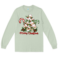 Matcha merry christmas baseball Long Sleeve Tee - RanaPortraitStore