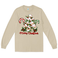 Mushroom merry christmas baseball Long Sleeve Tee - RanaPortraitStore