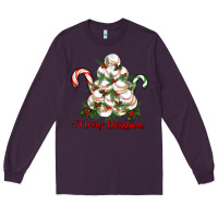 Plum merry christmas baseball Long Sleeve Tee - RanaPortraitStore
