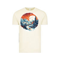 Vintage Arctic deer snow house design Vintage Tee - Unal Design
