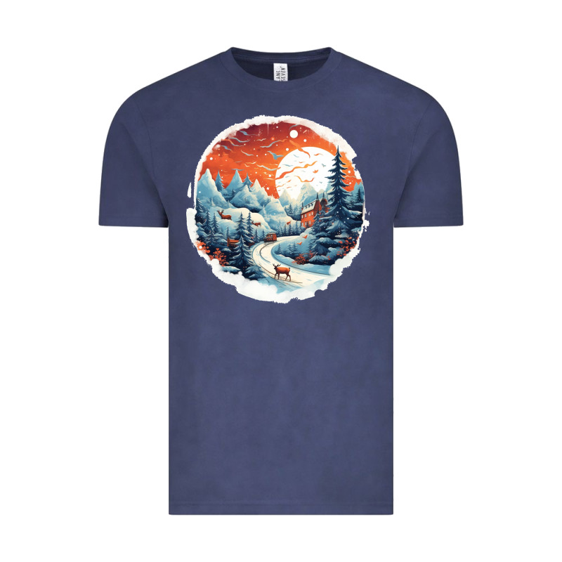Deer Snow House Design Vintage Tee by Unal Design | Teevron
