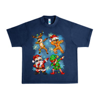 Navy dabbing christmas Urban Heavy Tee - Zillion Design Studio