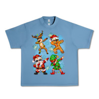 Pebble Blue dabbing christmas Urban Heavy Tee - Zillion Design Studio