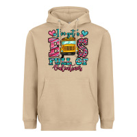Mushroom i've got a bus full of valentines school bus Heavyweight Hoodie - Jasminsmagicworld