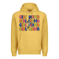 Antique Gold girl mama lightning bolt Premium Hoodie - MaliasSmallBusiness