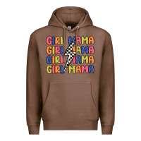 Chestnut girl mama lightning bolt Premium Hoodie - MaliasSmallBusiness