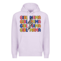 Lilac girl mama lightning bolt Premium Hoodie - MaliasSmallBusiness