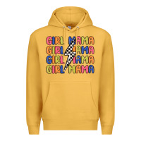 Mustard girl mama lightning bolt Premium Hoodie - MaliasSmallBusiness