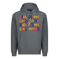 Rock girl mama lightning bolt Premium Hoodie - MaliasSmallBusiness