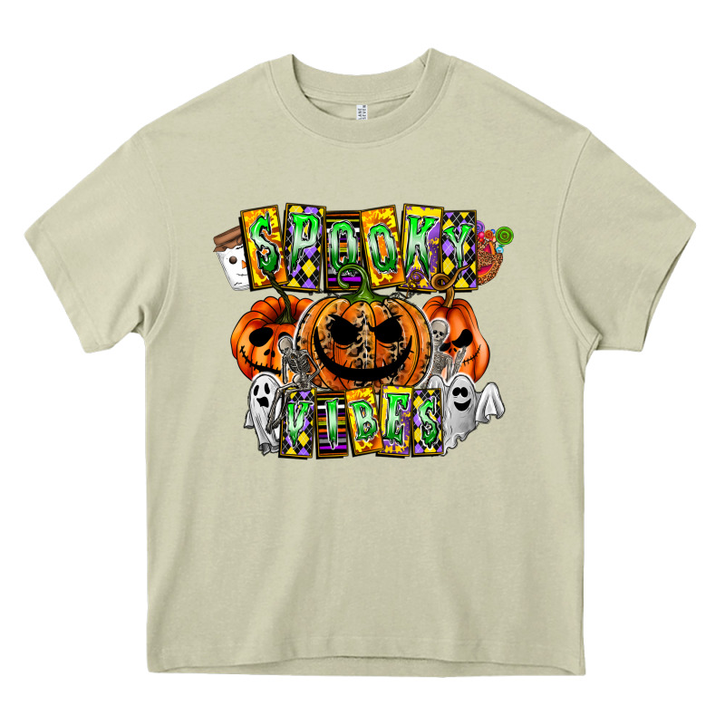 Spooky Vibes Heavy Core Tee by CowhideDigitalArt | Teevron