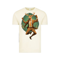 Happy Deer Vintage Tee | Teevron