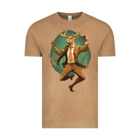 Vintage Camel happy deer Vintage Tee - Unal Design