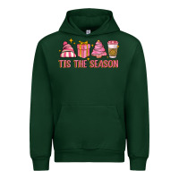 Forest Green tis the season Urban Hoodie - MaliasSmallBusiness