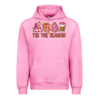 Fuchsia Pink tis the season Urban Hoodie - MaliasSmallBusiness