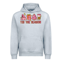 Heather Grey tis the season Urban Hoodie - MaliasSmallBusiness