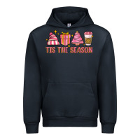 Navy tis the season Urban Hoodie - MaliasSmallBusiness