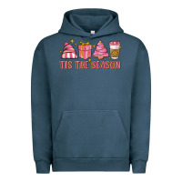 Pigment Midnight Navy tis the season Urban Hoodie - MaliasSmallBusiness