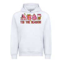 White tis the season Urban Hoodie - MaliasSmallBusiness