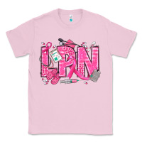 Bubblegum Pink Breast Cancer LPN Licensed Practical Nurse Classic Tee - texasbilliewilder