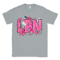 Heather Grey Breast Cancer LPN Licensed Practical Nurse Classic Tee - texasbilliewilder