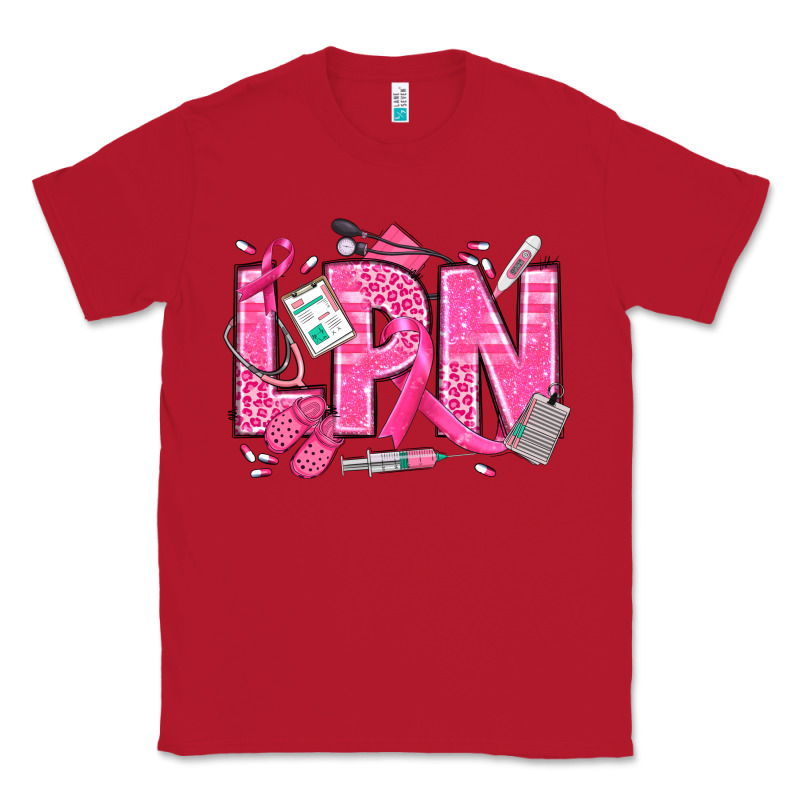 Breast Cancer Lpn Licensed Practical Nurse Classic Tee by texasbilliewilder | Teevron
