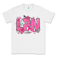 White Breast Cancer LPN Licensed Practical Nurse Classic Tee - texasbilliewilder
