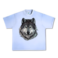 Grape Ice Wolf Urban Heavy Tee - RanaPortraitStore