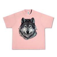 Salmon Wolf Urban Heavy Tee - RanaPortraitStore