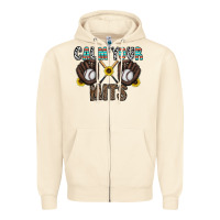 Sandshell calm your mits baseball Zipper Hoodie - CowhideDigitalArt